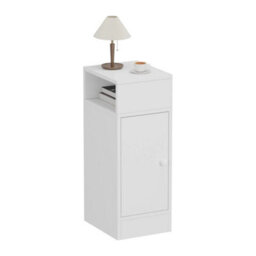2 Pcs Bedside Table Cabinet Bedroom Furniture Storage Nightstand Shelf - thumbnail 4