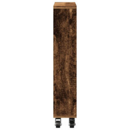 Berkfield Narrow Storage Trolley Old Wood 48X13X68 Cm Engineered Wood - thumbnail 5