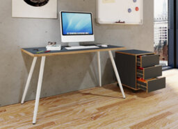 Vcm Wooden Desk Office Table Salia 138X50 - thumbnail 4
