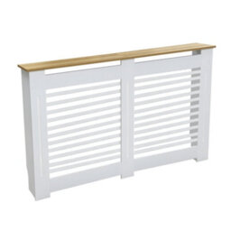 Fativo Horizontal Radiator Cover Grill Shelf Cabinet Mdf Wood Modern Traditional Furniture (H 925 X W 1520 X D 200 mm) - thumbnail 3