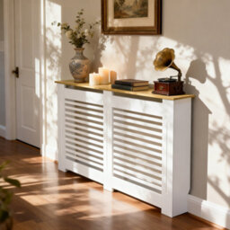 Fativo Horizontal Radiator Cover Grill Shelf Cabinet Mdf Wood Modern Traditional Furniture (H 925 X W 1520 X D 200 mm) - thumbnail 9
