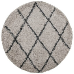 Berkfield Shaggy Rug Pamplona High Pile Modern Beige And Anthracite Size  80 Cm - thumbnail 2