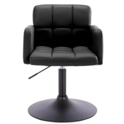 Black Dressing Table Chair Vanity Stool Bedroom Makeup Soft Seat New - thumbnail 3