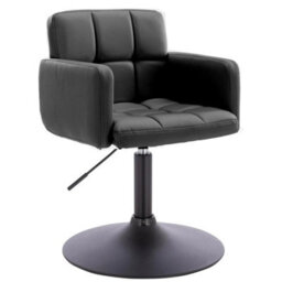Black Dressing Table Chair Vanity Stool Bedroom Makeup Soft Seat New