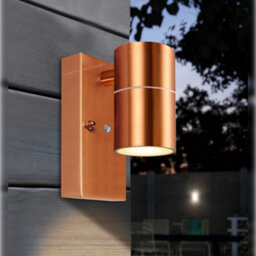Long Life Lamps Company Single Outdoor Wall Light Dusk Till Dawn Sensor Copper Finish Ip65 Zlc097Cdtd - thumbnail 7
