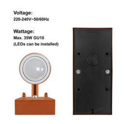 Long Life Lamps Company Single Outdoor Wall Light Dusk Till Dawn Sensor Copper Finish Ip65 Zlc097Cdtd - thumbnail 6