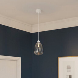 GoodHome Wantage Iridescent Effect Round Oval Lamp Shade (D)21Cm - thumbnail 1
