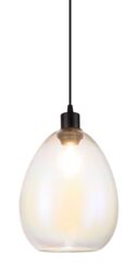 GoodHome Wantage Iridescent Effect Round Oval Lamp Shade (D)21Cm - thumbnail 2
