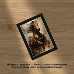 Ak Frames 70X50Cm Black Picture Mounts To Fit 60X40Cm Aperture Size - Mount Board Only (No Frame Included) - thumbnail 5