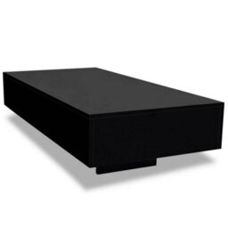 Vidaxl Coffee Table High Gloss Black Coffee Tables - thumbnail 2