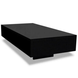 Vidaxl Coffee Table High Gloss Black Coffee Tables