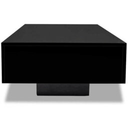 Vidaxl Coffee Table High Gloss Black Coffee Tables - thumbnail 4