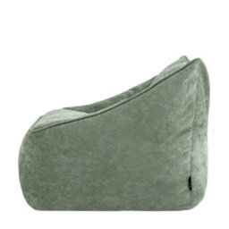 icon Natalia Chenille Adults Bean Bag Armchair, Ready Filled Large Beanbag Sage Green - thumbnail 7