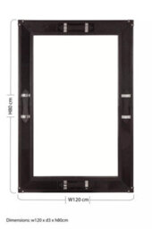 Orsina Timeless Design Leather Frame Mirror, Versatile Hallway Mirror For Livingroom, Modern Bedroom Wall Mirror - thumbnail 8