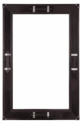 Orsina Timeless Design Leather Frame Mirror, Versatile Hallway Mirror For Livingroom, Modern Bedroom Wall Mirror - thumbnail 1