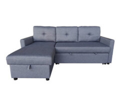 DS Living The Savona 3 Seater Storage Sofa In Grey Or Silver - thumbnail 2