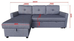 DS Living The Savona 3 Seater Storage Sofa In Grey Or Silver - thumbnail 8