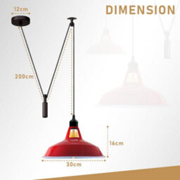 Modern Brushed Brass Pendant Light Kitchen Islands Long Metal Shade With 2M Wire Cord For Modern Kitchen, Dining Hall & Hallway - thumbnail 4