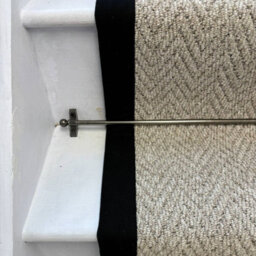RainbowHome Andes Stair Runner With 100% Cotton Black Border 70 700 - thumbnail 3