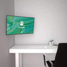 "Avf Multi Position Tv & Monitor Wall Mount, Up To 43"" - Black" - thumbnail 2