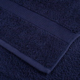 Berkfield 8 Piece Premium Towel Set Solund Navy Blue 600 Gsm - thumbnail 5
