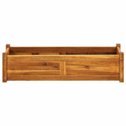 Berkfield Durable Garden Raised Bed Acacia Wood 100X30X25 Cm - thumbnail 3