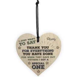 Red Ocean Dad Special One Hanging Wooden Heart Fathers Day Gifts For Him Special Daddy Present Thank You - thumbnail 5