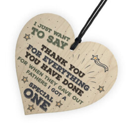 Red Ocean Dad Special One Hanging Wooden Heart Fathers Day Gifts For Him Special Daddy Present Thank You - thumbnail 6