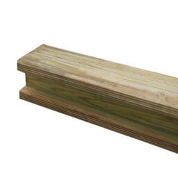 Forest Garden Reeded Slotted Post 8Ft - 240 X 9.4 X 9.4Cm - Pack Of 4 - thumbnail 2