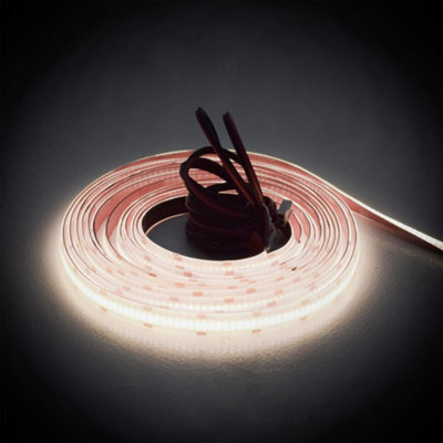Bubly Bathrooms Flexible Cob Led Strip Light 3M - Natural White (4500K), Ip65 Waterproof With 3M Vhb Tape, Diy Home Lighting