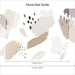 I Love Wallpaper Painters Palette Mural In Charcoal, Stone And White - thumbnail 4