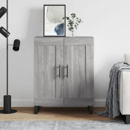 Berkfield Sideboard Grey Sonoma 69.5X34X90 Cm Engineered Wood - thumbnail 1