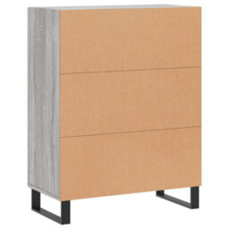 Berkfield Sideboard Grey Sonoma 69.5X34X90 Cm Engineered Wood - thumbnail 8