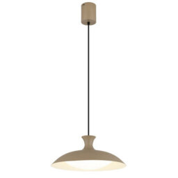 Luminosa Lighting Luminosa Rocha Dome Pendant Ceiling Light Matt Sand Led 3000/4000/6000K - thumbnail 1