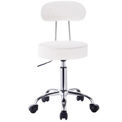 Adjustable Swivel Office Chair With Backrest Colorful Work Stool For Home And Office - image 1
