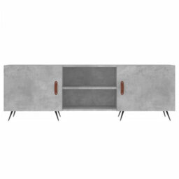 Berkfield Sturdy Tv Cabinet Concrete Grey 150X30X50 Cm Engineered Wood - thumbnail 5