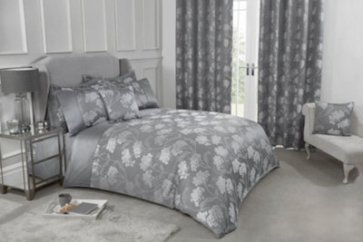English Garden Duvet Set In Silver - image 1