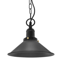 Long Life Lamps Company Vintage Retro Industrial Metal Black Scone Shade Pendant Light M0238 - thumbnail 3