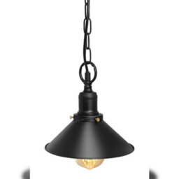 Long Life Lamps Company Vintage Retro Industrial Metal Black Scone Shade Pendant Light M0238 - thumbnail 5