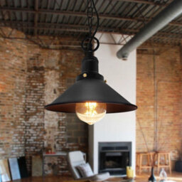 Long Life Lamps Company Vintage Retro Industrial Metal Black Scone Shade Pendant Light M0238 - thumbnail 7