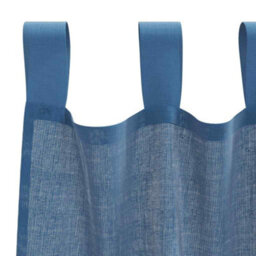 Berkfield Voile Curtains With Rod Pockets 2 Pcs Royal Blue - thumbnail 5