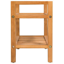 Berkfield Durable Shoe Rack With 2 Shelves 50X27X40 Cm Solid Oak Wood - thumbnail 3