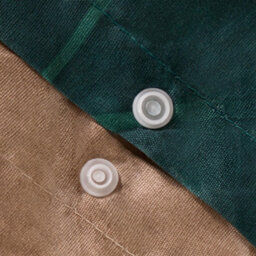 OHS Geo Duvet Cover Bedding Set Pillowcase Reversible Art Deco Quilt, Teal - King - thumbnail 6