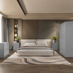 Seconique Dakota 3 Door Wardrobe Bedroom Set Grey - thumbnail 2