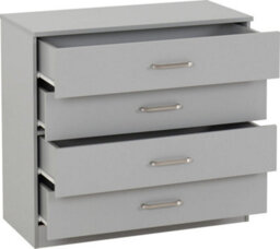 Seconique Dakota 3 Door Wardrobe Bedroom Set Grey - thumbnail 6