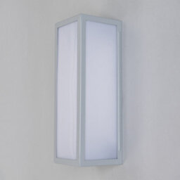 Litecraft Pictor Silver Opal Panel Outdoor Wall Light - thumbnail 3