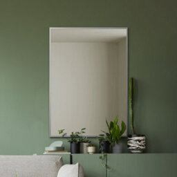 Mirroroutlet The Artus Silver Aluminium Edged Wall Mirror 70Cm X 50Cm - thumbnail 1