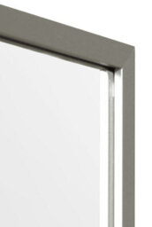 Mirroroutlet The Artus Silver Aluminium Edged Wall Mirror 70Cm X 50Cm - thumbnail 5
