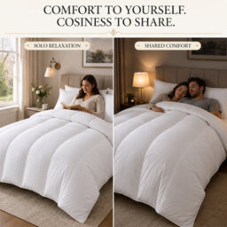 4.5 10.5 13.5 15 Tog All Season Quilt Soft Fluffy Warm Duvet White Quilted Bedding For Single Double King Super King - thumbnail 6