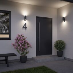 GoodHome Tongoa Fixed Matt Black Pir With Motion Sensor Outdoor Wall Light 25W - thumbnail 6